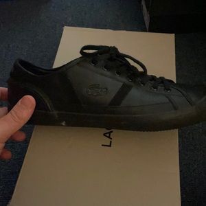 Men’s Lacoste black shoes